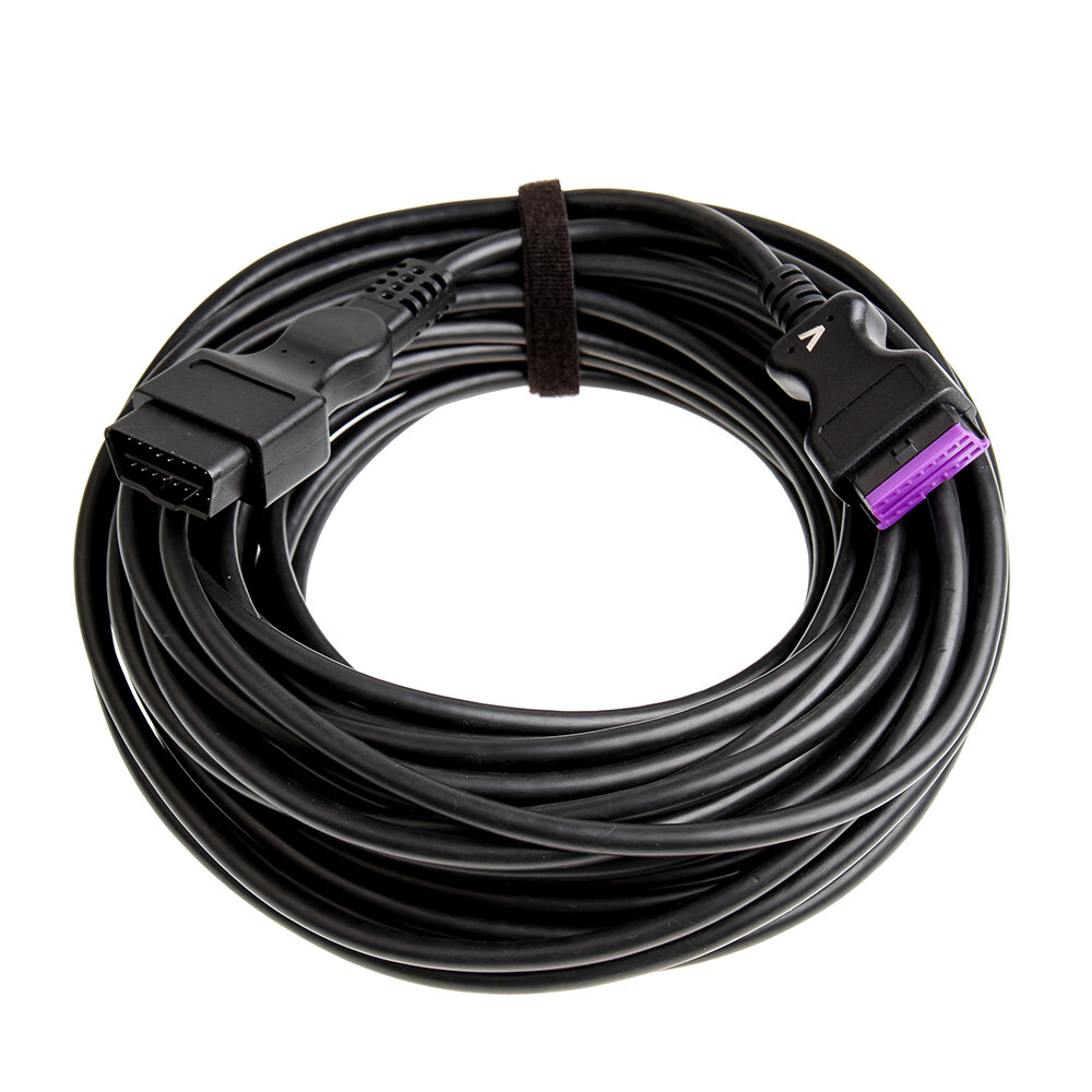 OBD2 Verlängerungskabel 30 Cm – Flach & Knicksicher Für Diagnosegeräte & GPS